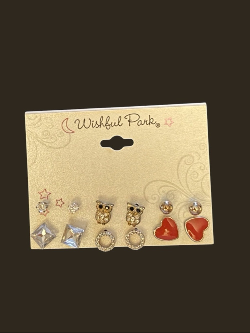 Wishful Park Silver Clear Multi Pair Earring Set NWT